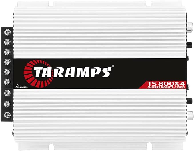 Amplificateur Taramps TS800X4 800W RMS 2 Ohms - Module Classe D 4 Canaux - Neuf - Fabriqué Au Brésil