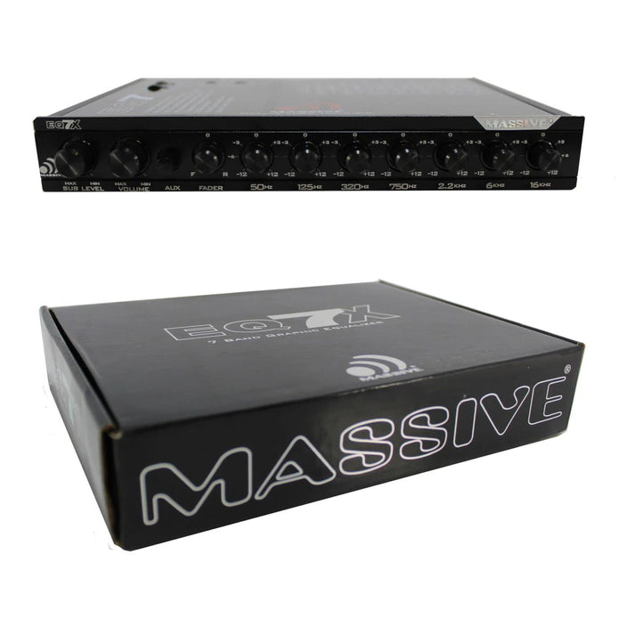 Equalizer 7 Bandas 8v Massive Audio EQ7X (BFCM)
