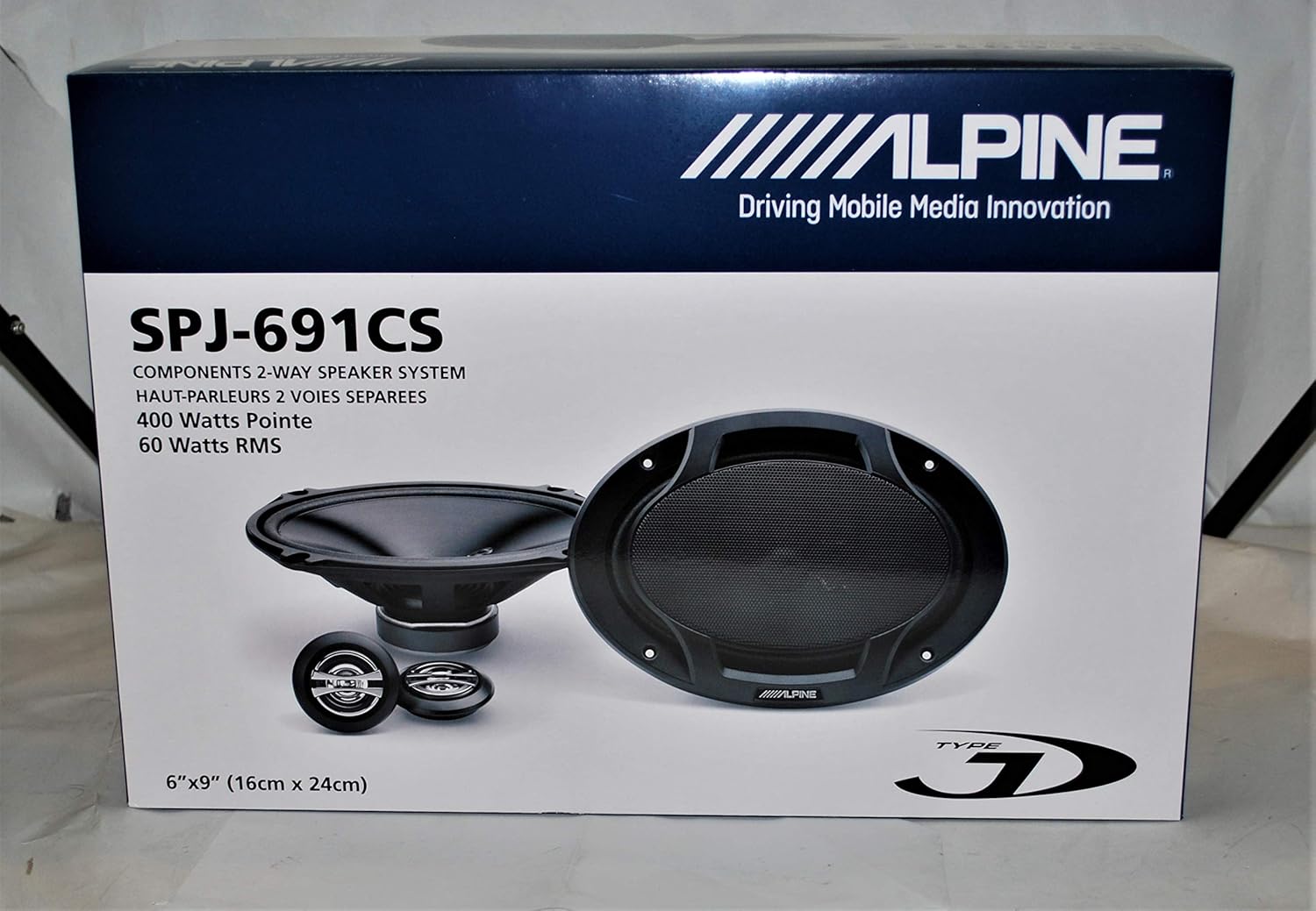 Bocinas 6x9" Component Alpine SPJ-691CS (Liquidacion)