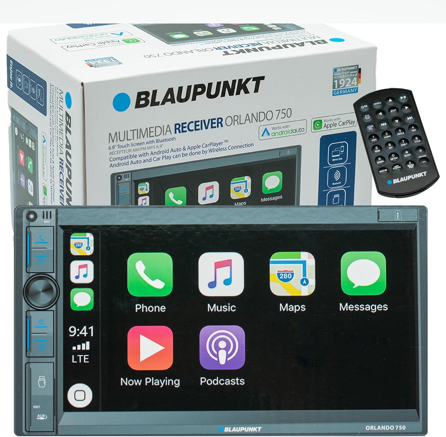 Blaupunkt ORLANDO750 6.95” Wireless Apple CarPlay & Android Auto