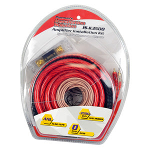 Nippon America IS-K3500 0 Gauge Amplifier Installation Kit (BFCM)