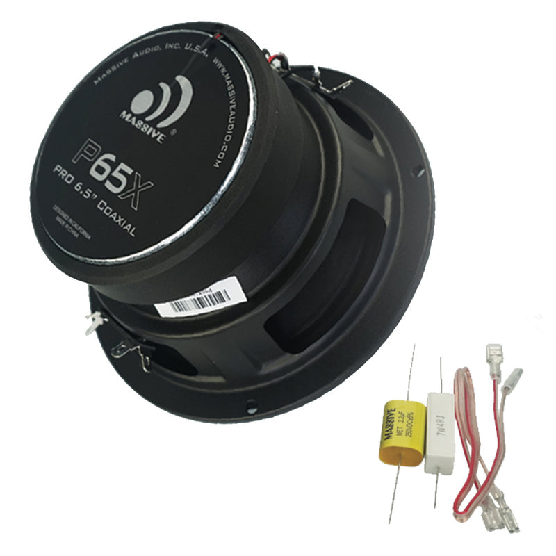 Massive Audio P65X | 6.5" Voceteo Midrange Coaxial Speakers (BFCM)