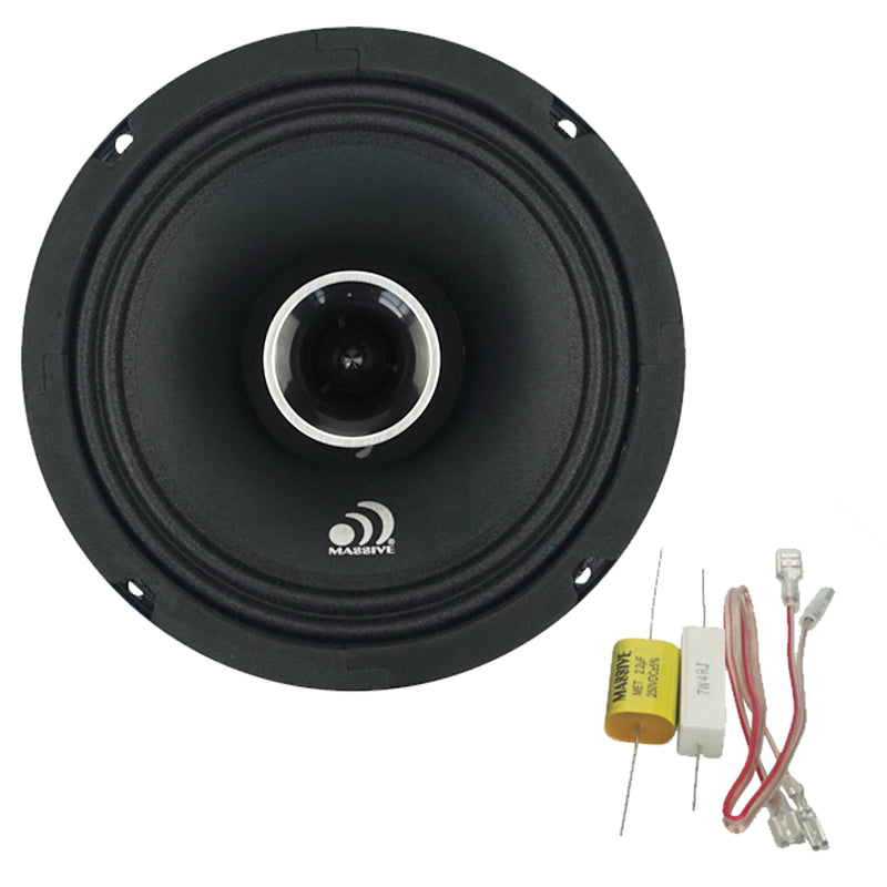 Massive Audio P65X | 6.5" Voceteo Midrange Coaxial Speakers (BFCM)