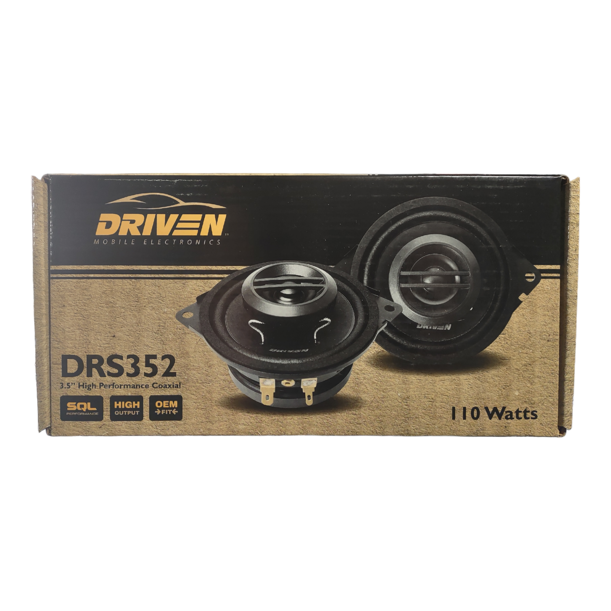 Driven Audio DRS352 3.5" Coaxial Speakers