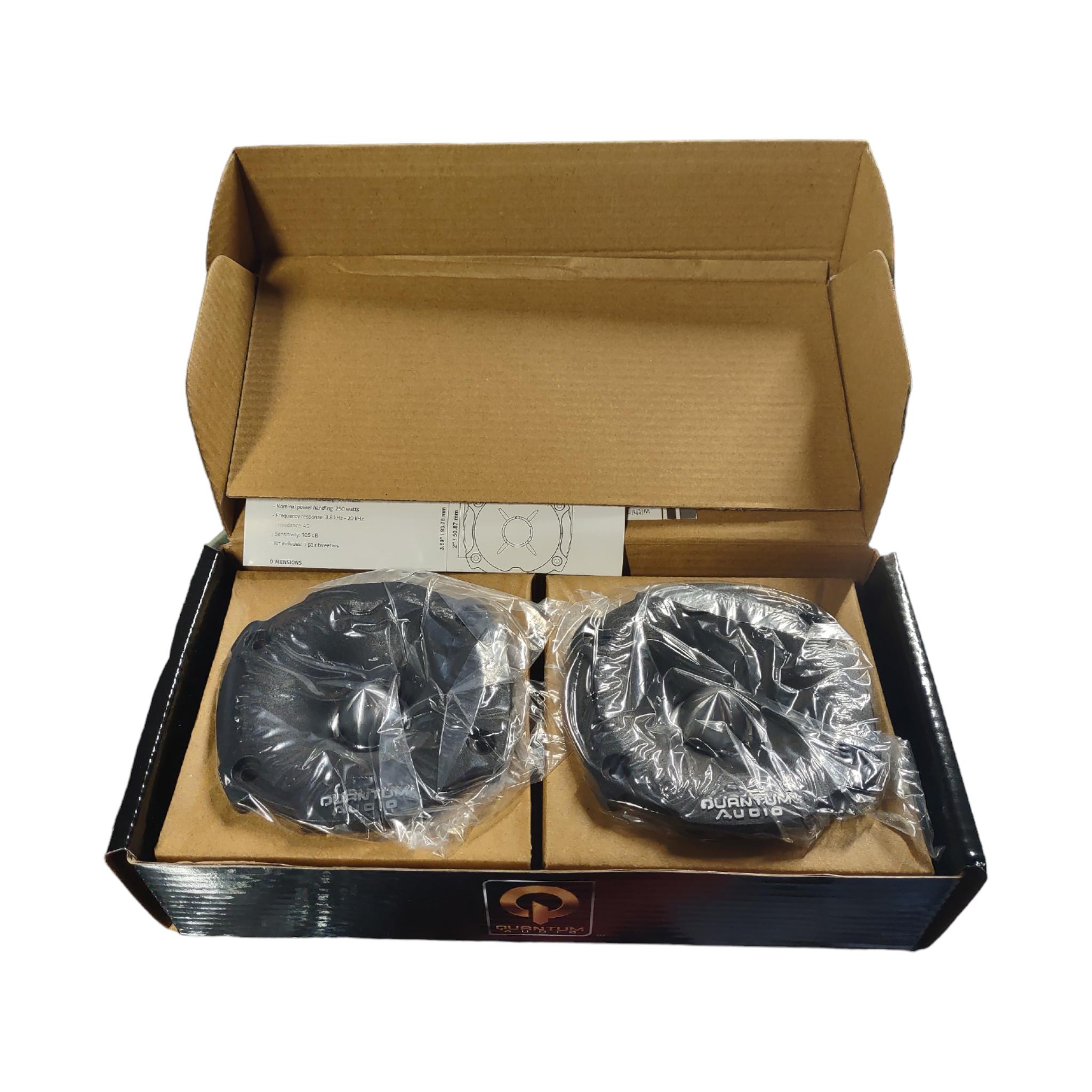 Quantum Audio QPROTW3 High Power Tweeters (Pair)