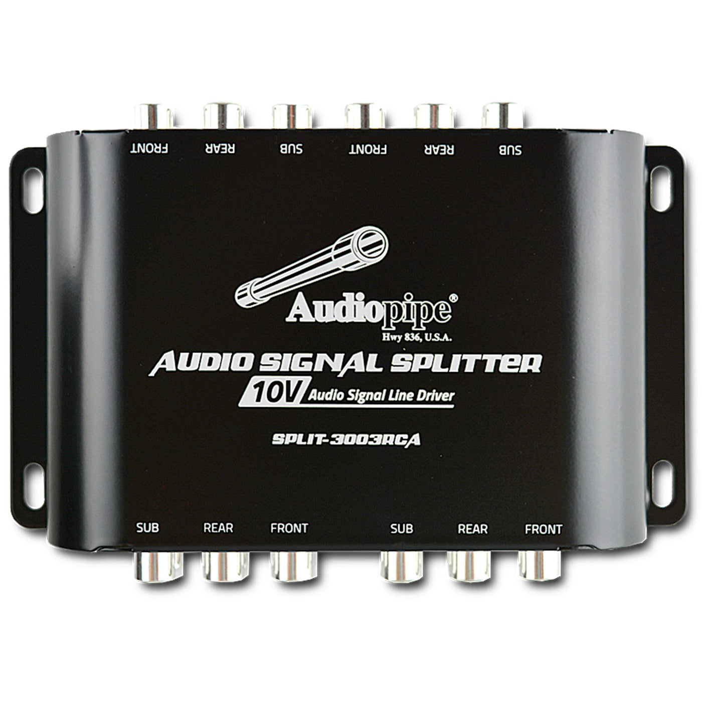 Audiopipe SPLIT-3003RCA – RCA Splitter + 10V Line Driver (BFCM)