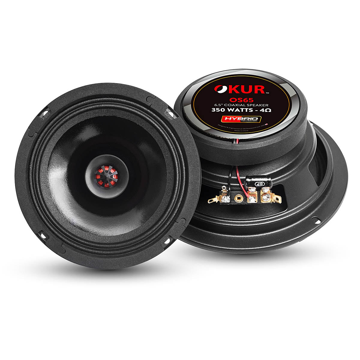 OKUR OS65 6.5" Coaxial Speakers (Pair) – 350W (BFCM)