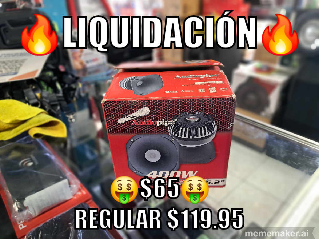 Driver 2" 400w Audiopipe APHC-6256 (Liquidacion)