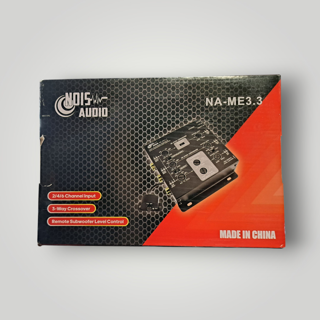Nois Audio NA-ME3.3 – 3-Way Electronic Crossover with Line Driver