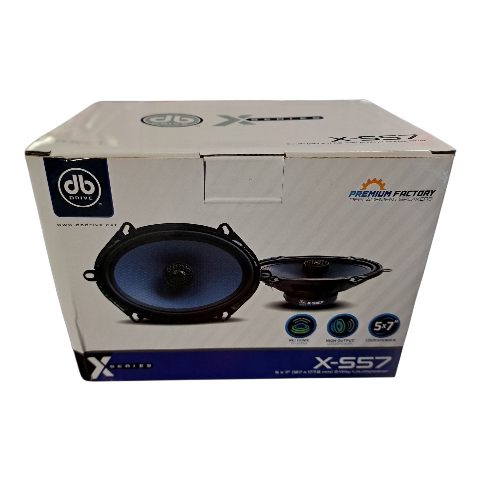 Bocinas Coaxiales 5x7" DB Drive X-S57