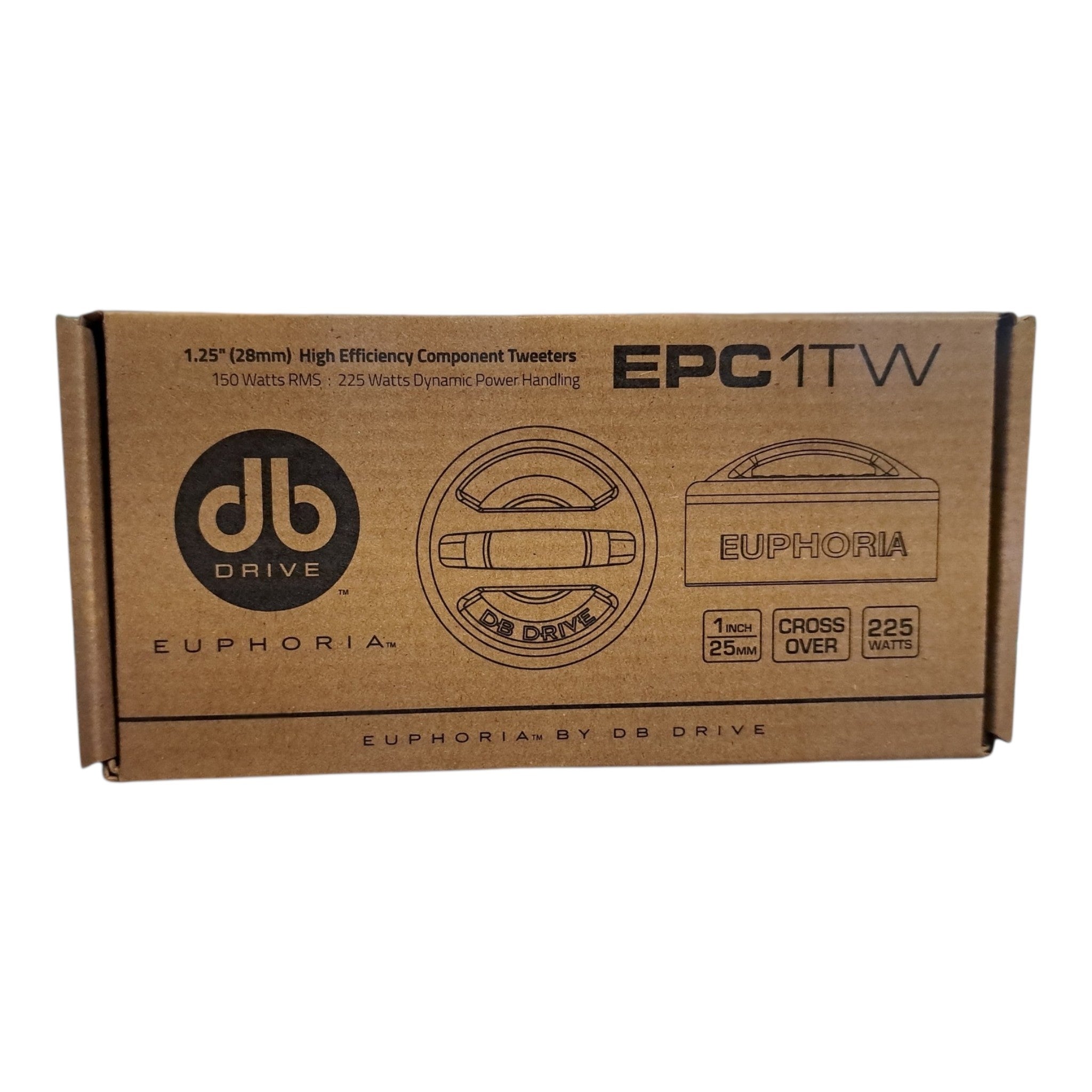 DB Drive Euphoria EPC1TW – 1.25” Aluminum High-Efficiency Dome Tweeters