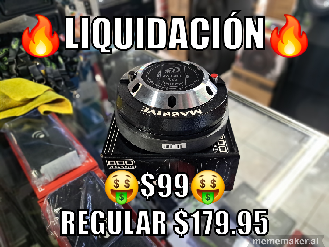 Driver 2" 800w Massive Audio PAT400 (Liquidacion)