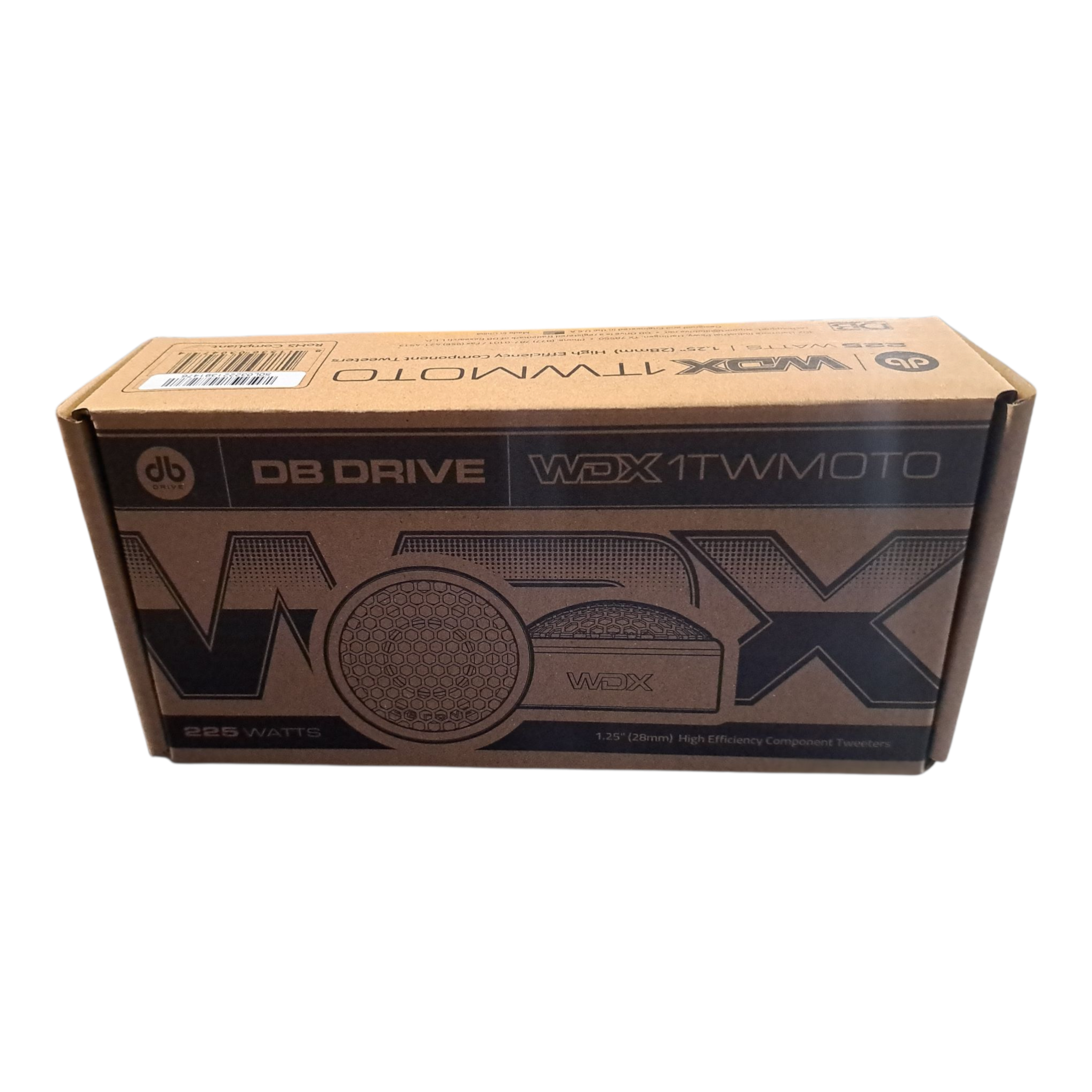 DB Drive WDX1TW-MOTO 1.25" Aluminum Dome Tweeters