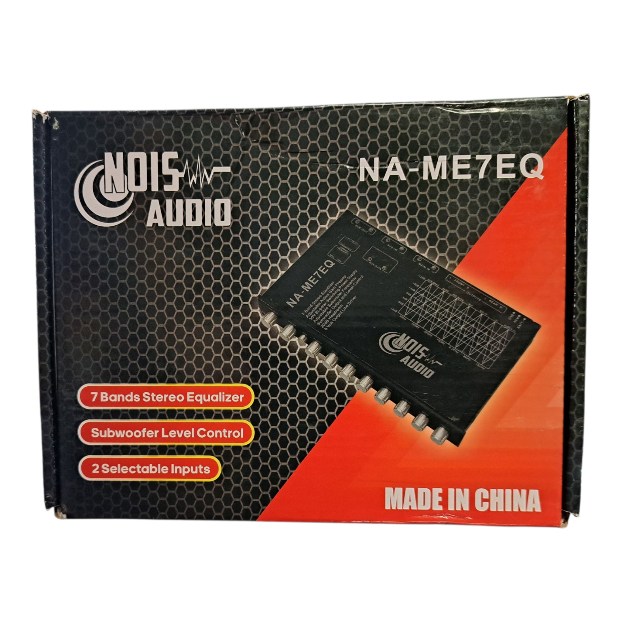 Nois Audio NA-ME7EQ – 7-Band Car Equalizer with 8V Line Driver