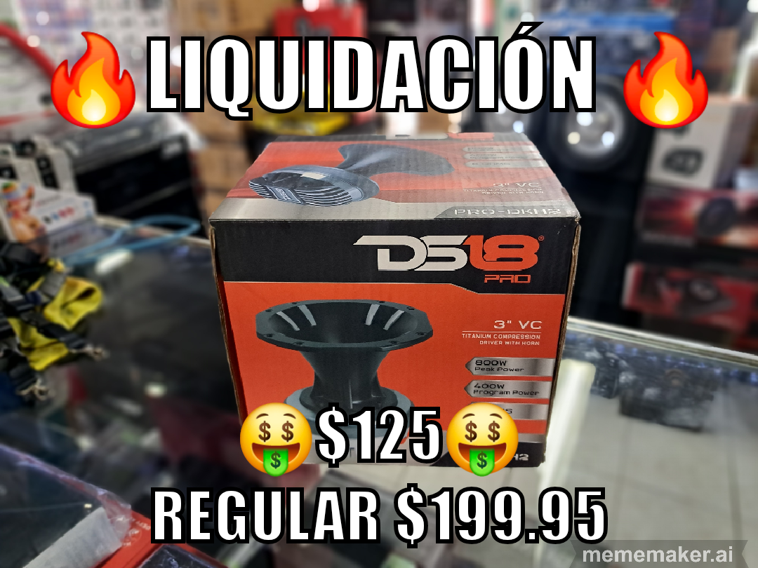 Driver 3" 800w DS18 PRO-DKH2 (Liquidacion)