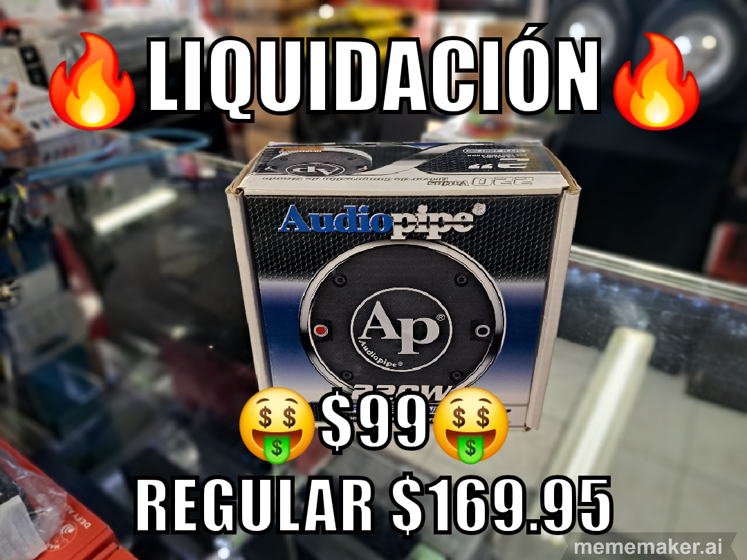 Driver 2" 220w Audiopipe APFD-320T-ND (Liquidacion)