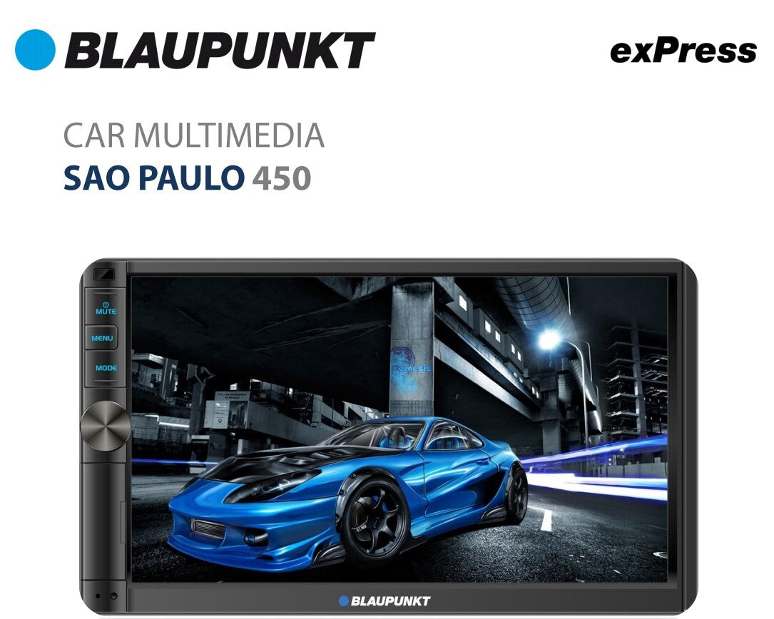 Radio SAO PAULO 450 – 7” Multimedia MP5 Phone Link & Bluetooth 5.0