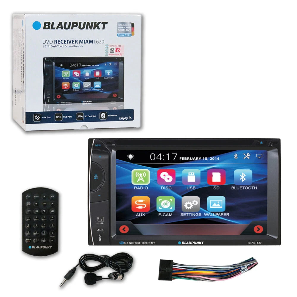 Blaupunkt Miami 620 2-DIN CD/DVD Touchscreen Bluetooth USB AUX