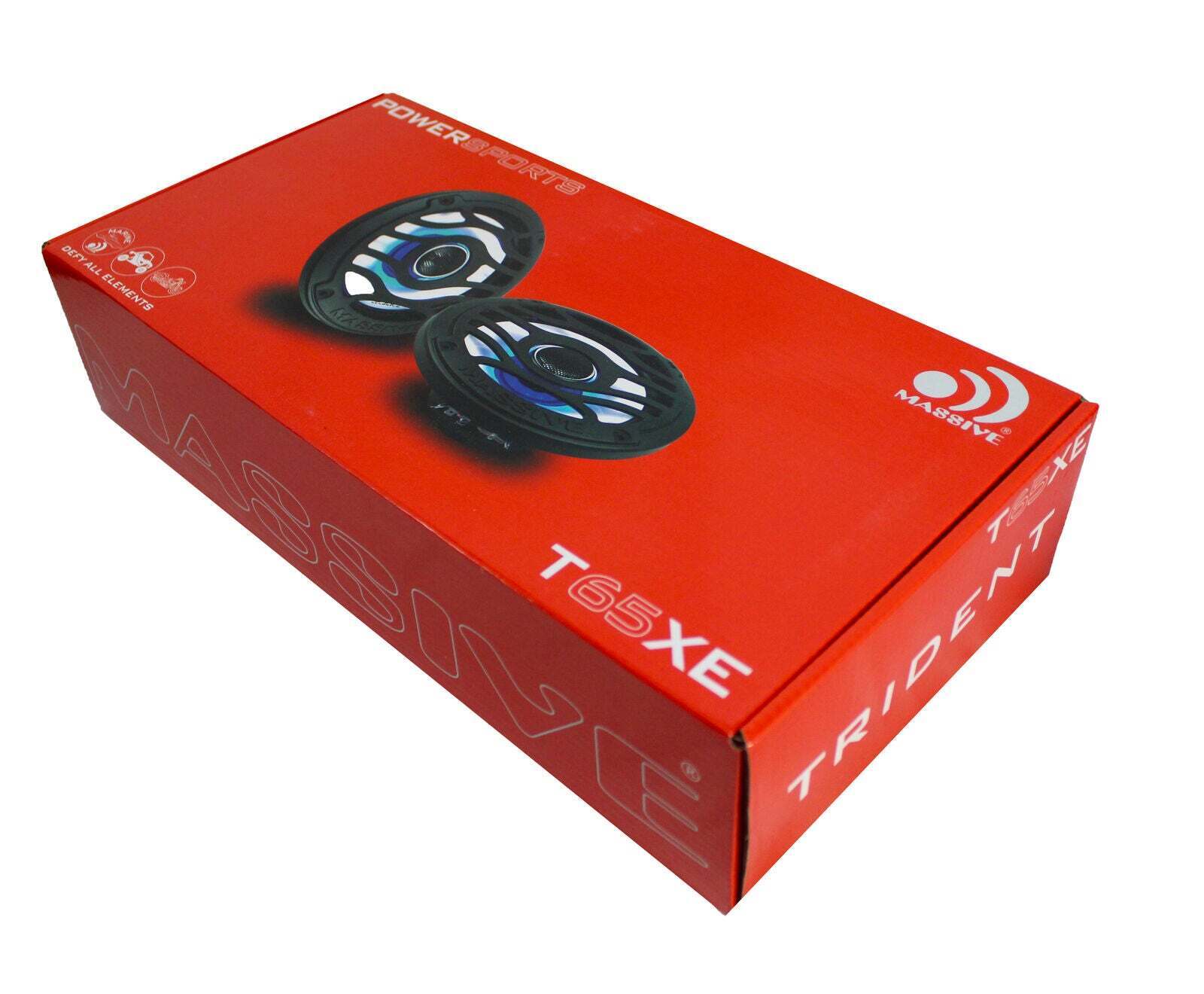 Massive Audio T65XE | 6.5" Marine Coaxial LED Speakers (BFCM)