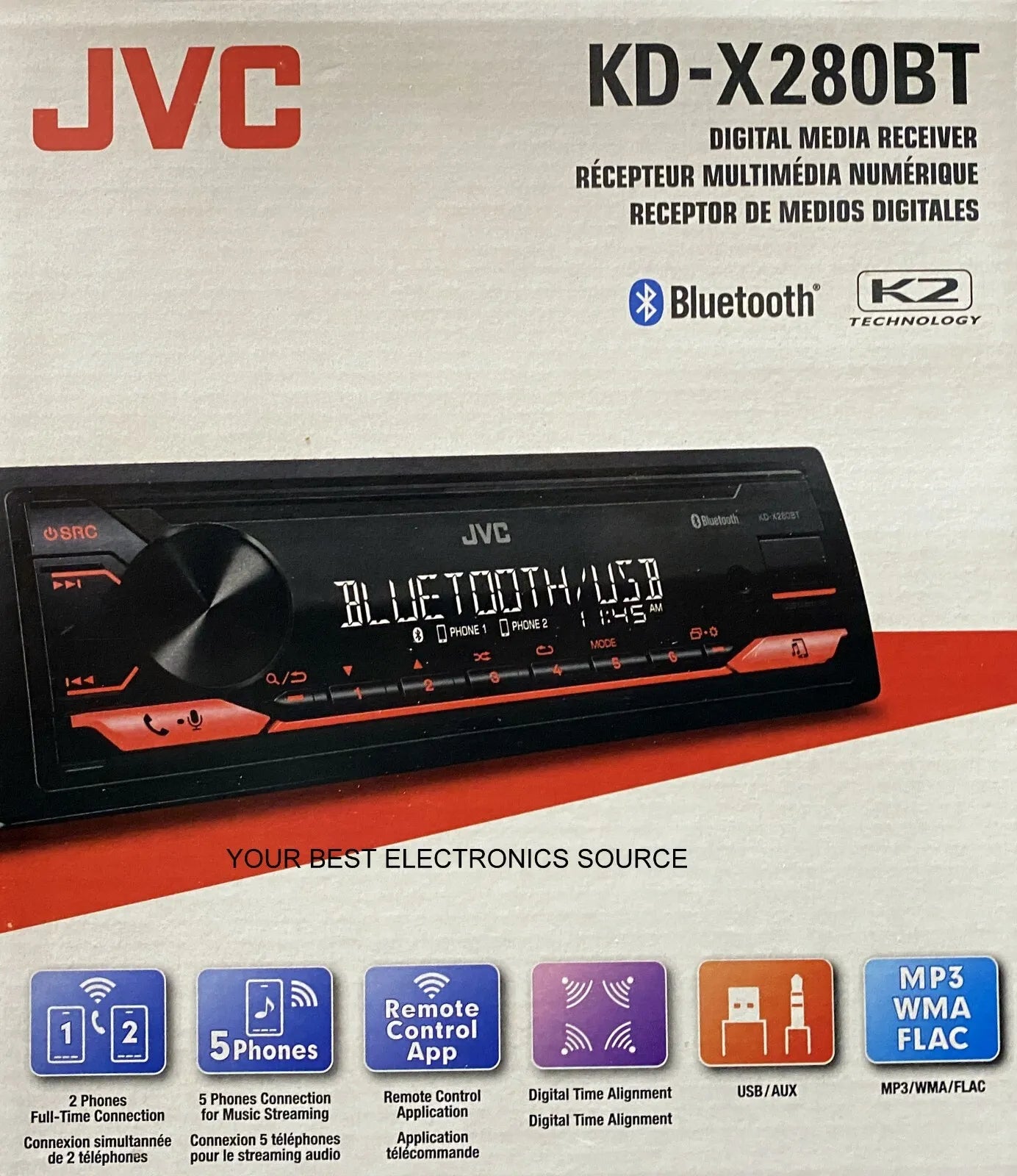 Radio JVC KD-X280BT