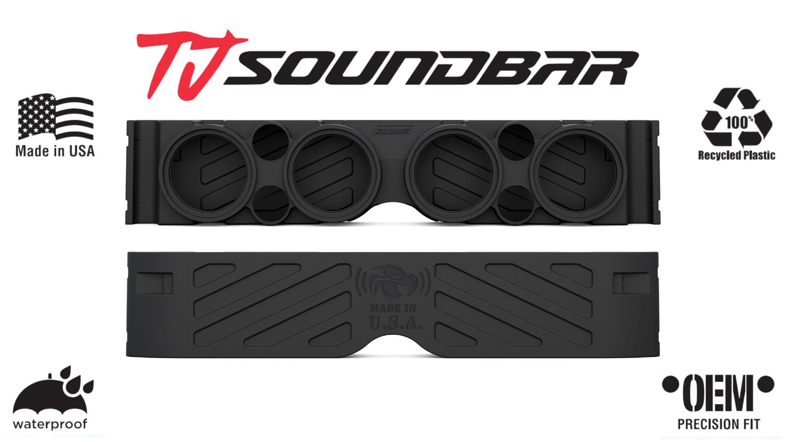 Diadema TJ / YJ 8" AMERICAN SOUNDBAR