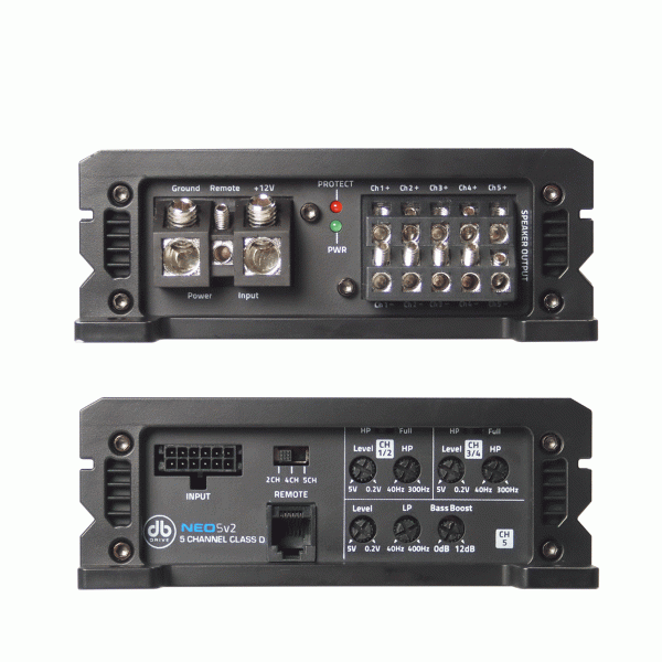 Amplificador 5ch DB Drive NEO5V2