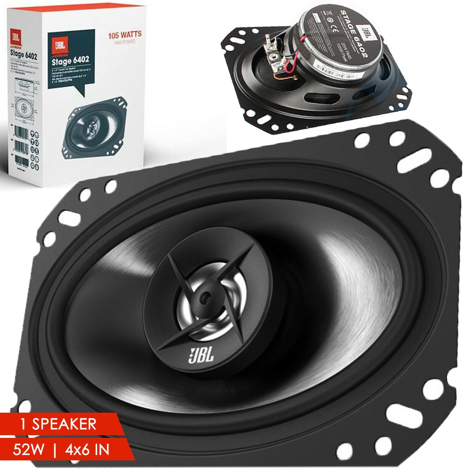 Bocinas 4x6" JBL STAGE6402 | The Outlet Station