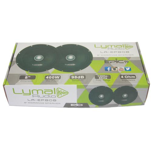 Bocinas 8" Lymal Audio LA-EP80B (Par) | The Outlet Station