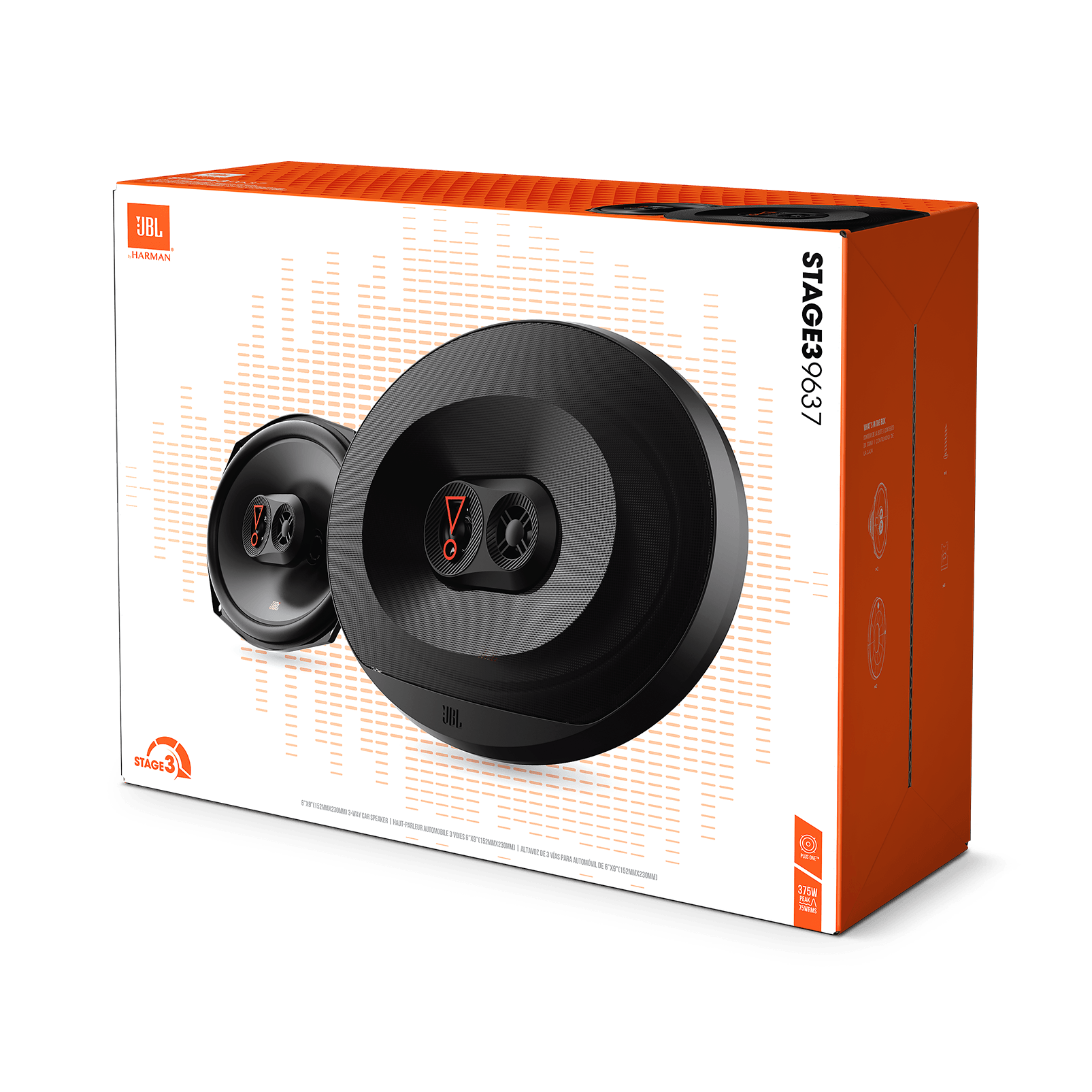 Bocinas JBL 6 x 9" STAGE 3 9637