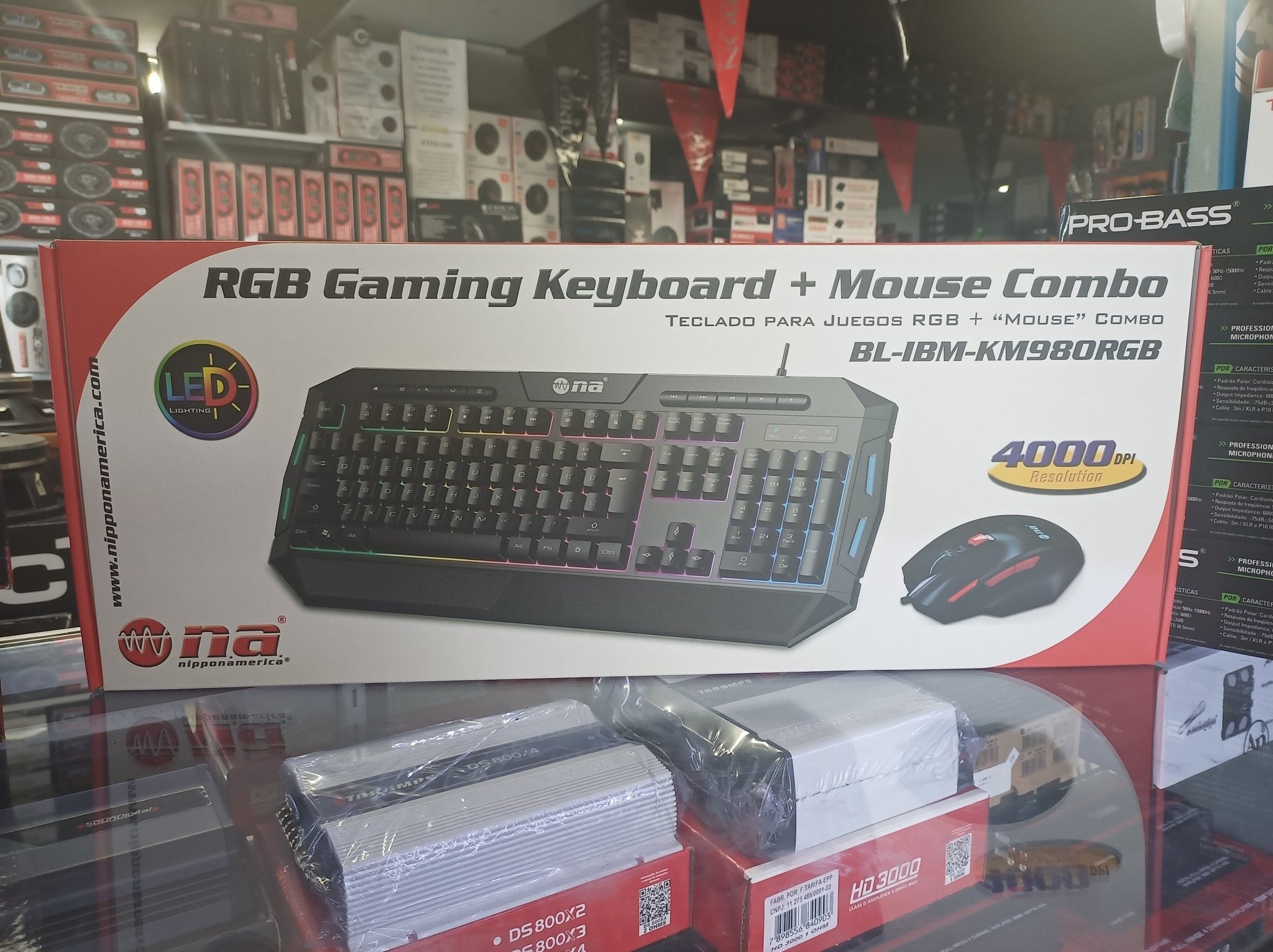 Combo de teclado y mouse gamer BL-IBM-KM980RGB (Liquidacion)