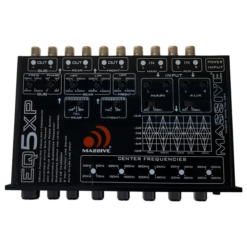 Equalizer Processor Massive Audio EQ5XP