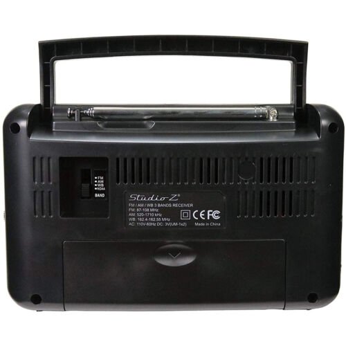 Radio AM / FM / WB Portatil de Baterias DD PRT-742-WB