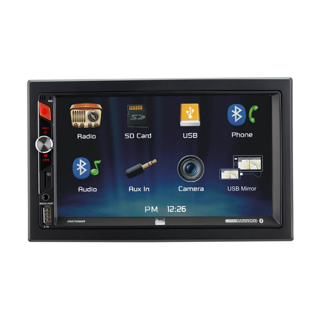 Radio Dual Mirror Link DVD DM70MIR