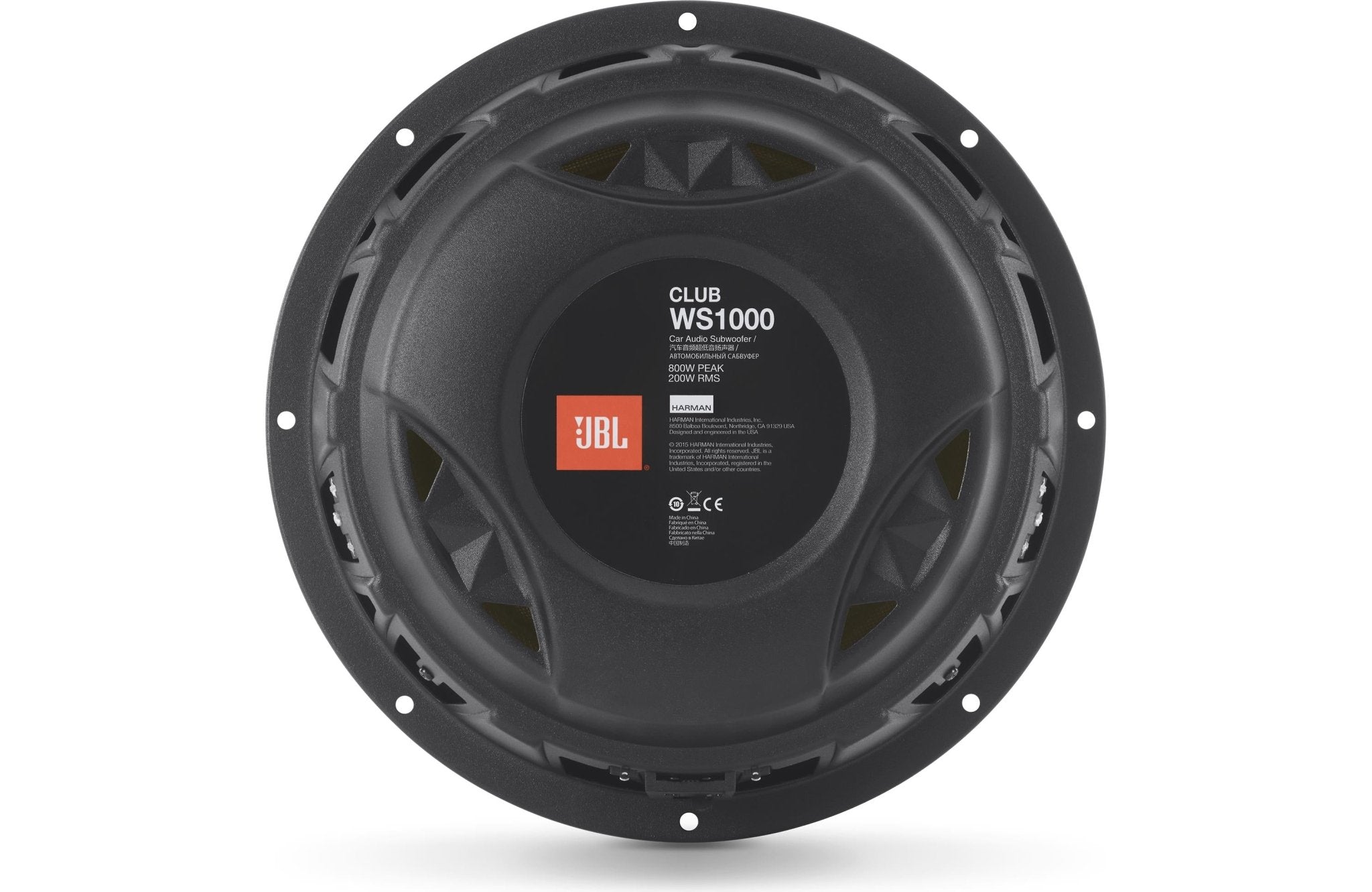 Subwoofer 10" JBL CLUB WS1000 (Slim) (Liquidacion)