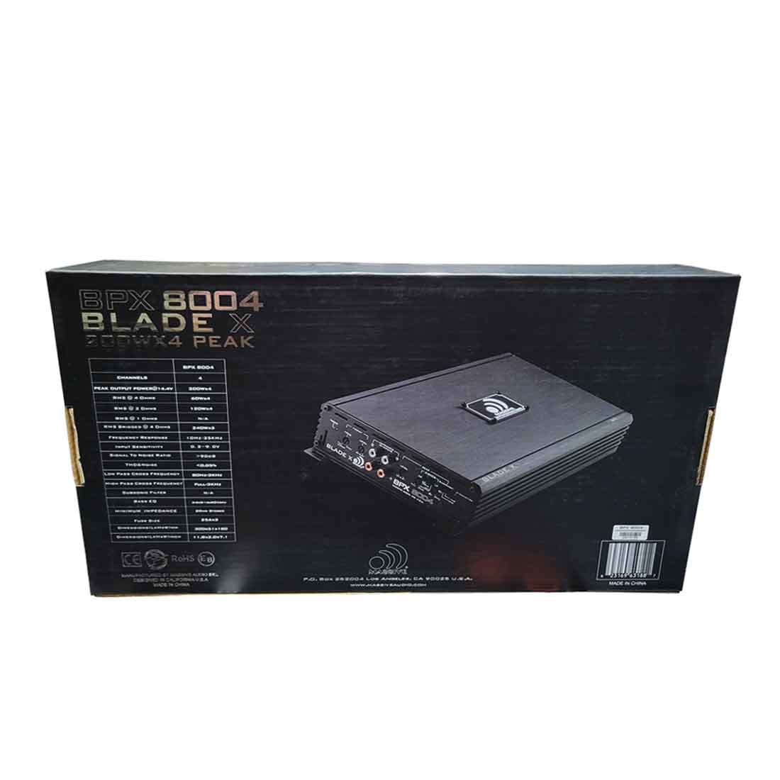 Amplificador 4ch Massive Audio BPX8004