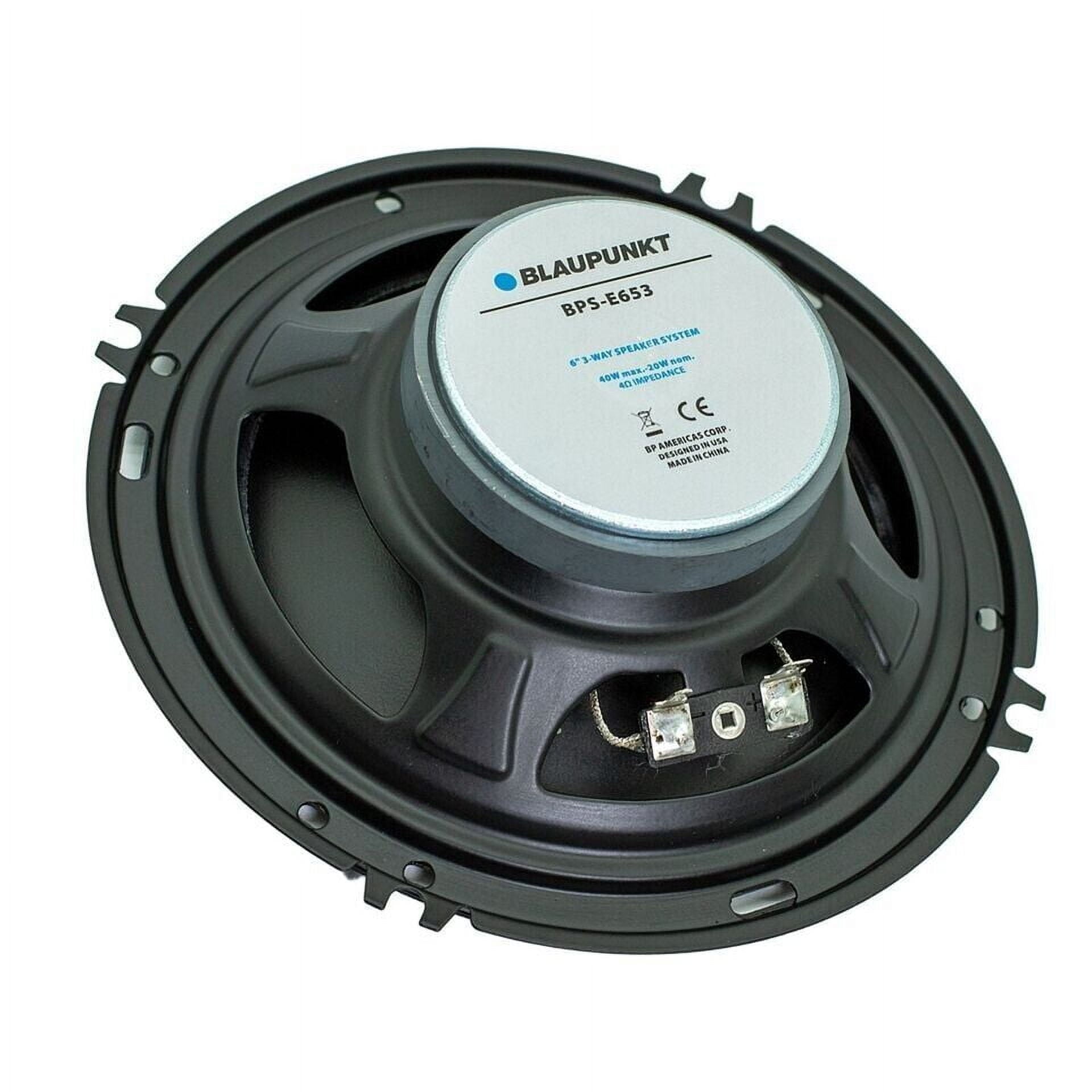 Blaupunkt BPS-E653 6.5" 3-Way Car Speakers