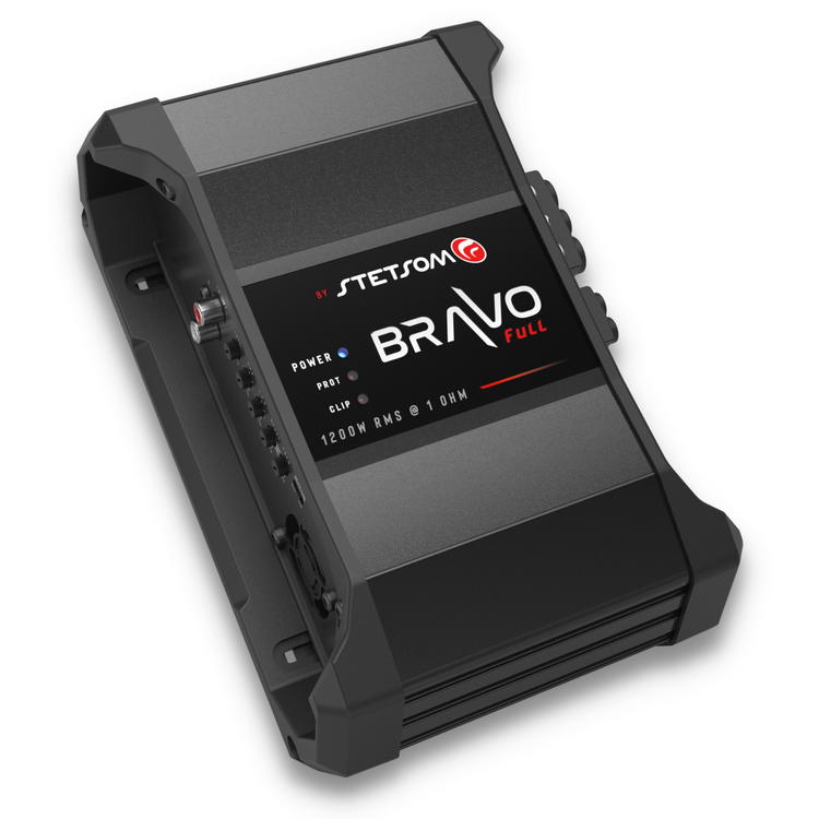 Stetsom Bravo 1.2K BF1.2K1 1-Ohm Full-Range Mono Car Amplifier