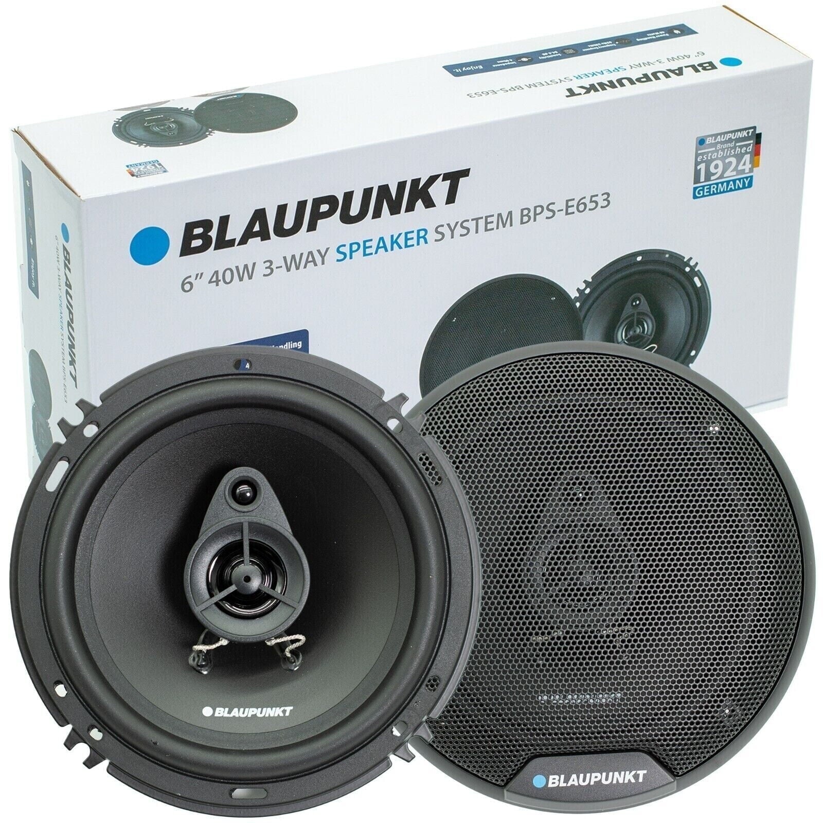 Blaupunkt BPS-E653 6.5" 3-Way Car Speakers