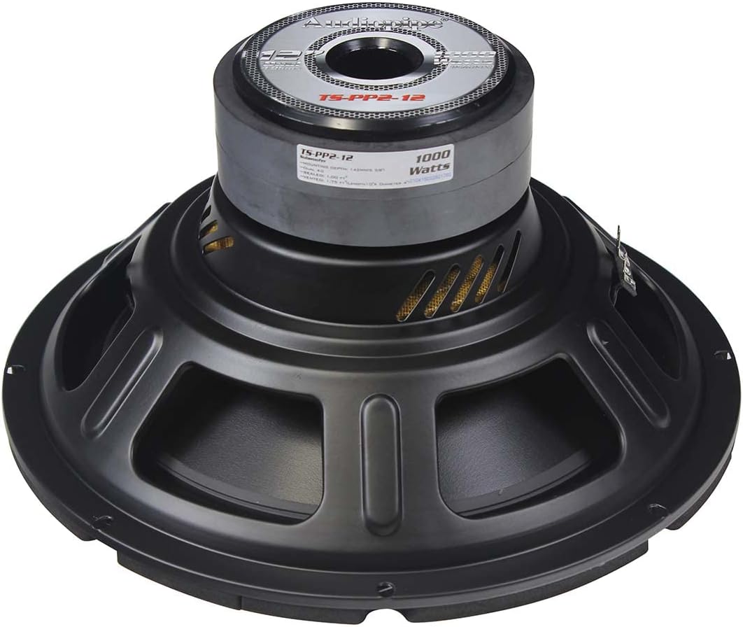 Audiopipe TS-PP2-12 – 12” Single Coil Car Audio Subwoofer
