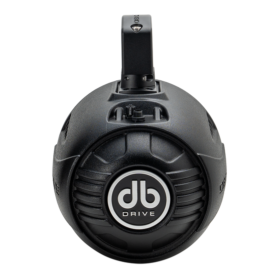 Bocinas Marinas 8" DB Drive APT8MOTO-CD (par)