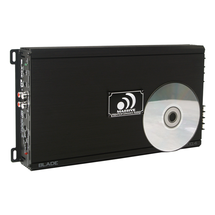 Massive Audio BP1000.4 V2 4-Channel Car Audio Amplifier