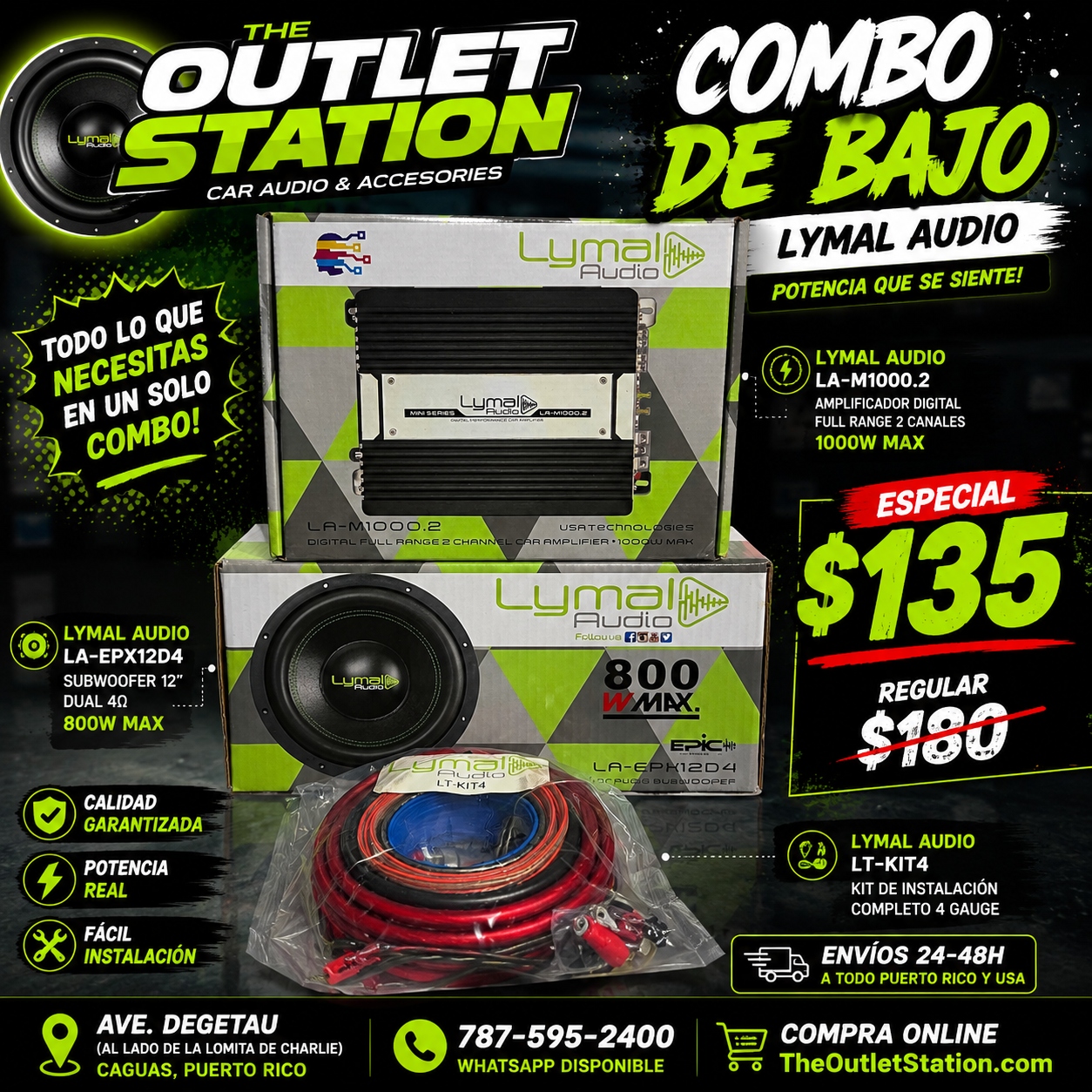 COMBO DE BAJO 12 LYMAL AUDIO