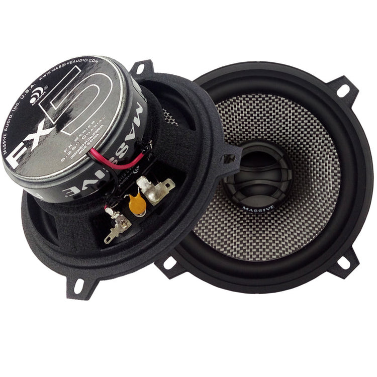 Massive Audio FX5 | 5.25" 2-Way Coaxial Car Speakers