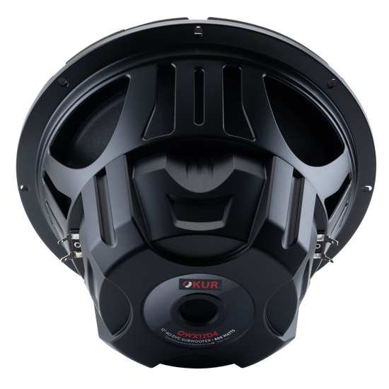 OKUR OWX12D4 – 12” Dual 4 Ohm Car Audio Subwoofer