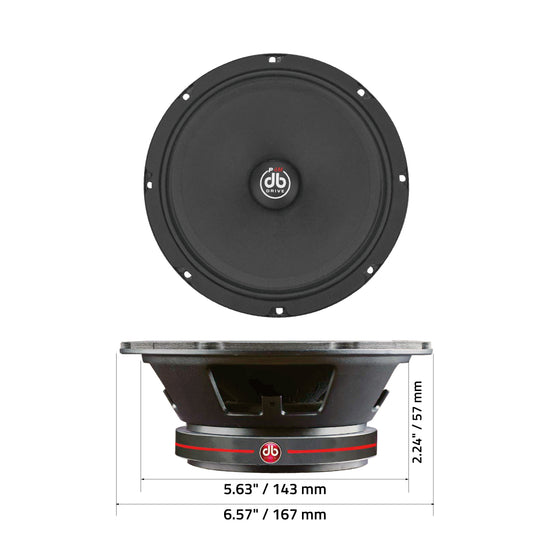 DB Drive P4M 6C – 6.5" PRO Audio Midrange Speaker