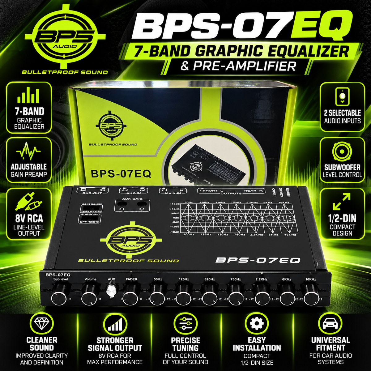 BPS Audio BPS-07EQ 7-band graphic equalizer