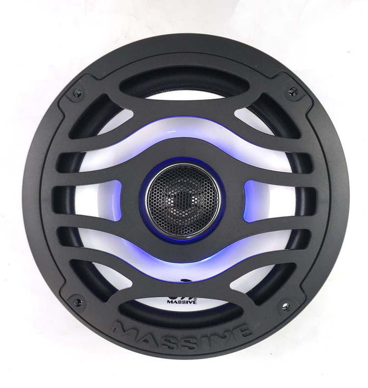 Massive Audio T65XE | 6.5" Marine Coaxial LED Speakers
