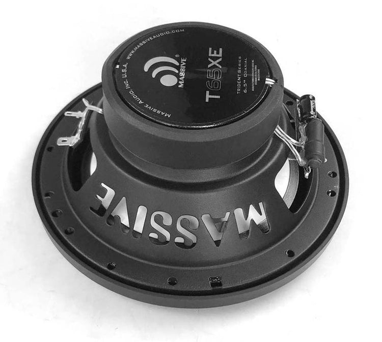 Massive Audio T65XE | 6.5" Marine Coaxial LED Speakers