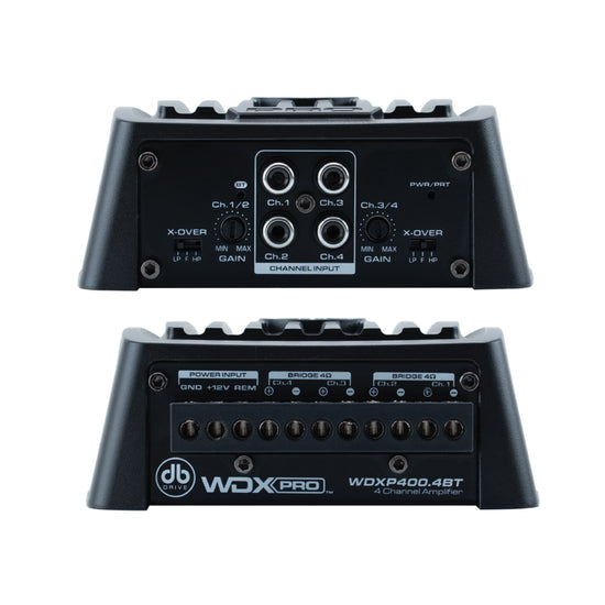 DB Drive WDX P400.4BT – Mini Powersports 4-Channel Amplifier with Bluetooth