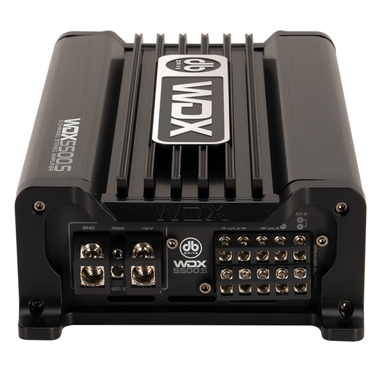 DB Drive WDX5500.5 – 5 Channel Full Car Audio Amplifier